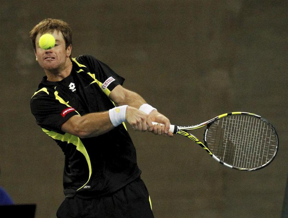 Kavčič Slovenija Poljska Davisov pokal Vroclav