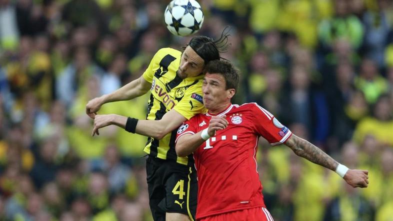 Subotić Mandžukić Borussia Dortmund Bayern Liga prvakov finale London Wembley
