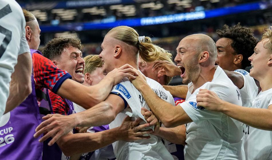 Haaland Norveško popeljal v osmino finala