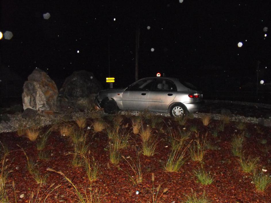 nesreča krožišče