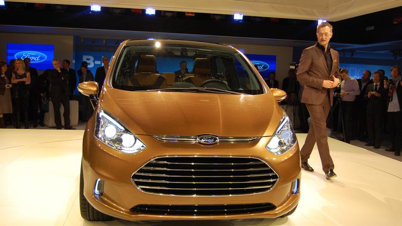 Predserijski ford B-max. (Foto: Gregor Prebil)