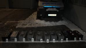 akumulatorji, tatvina, PU Kranj