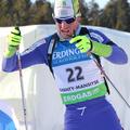Bauer je zgrešil dve tarči, a za 15. mesto dobro tekel. (Foto: Slovenia Biathlon