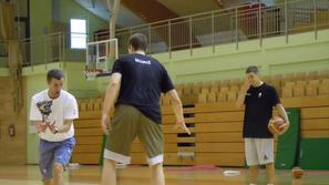 Trening slovenske reprezentance v Kranjski Gori