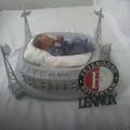 Feyenoord De Kuip posteljica Lennox novorojenček