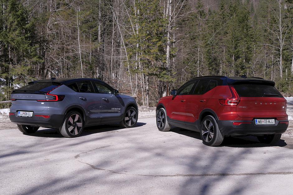 volvo C40 recharge, volvo XC40 recharge | Avtor: Matija_Janežič