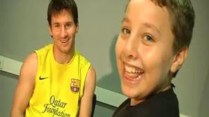 Lionel Messi je gol posvetil otroku z amputiranimi nogami