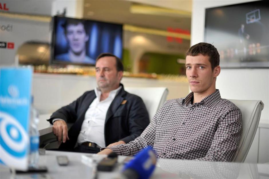 Goran Dragić Filipović novinarska konferenca Ljubljana | Avtor: Anže Petkovšek