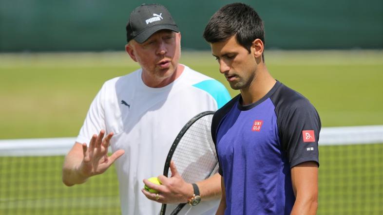 Boris Becker in Novak Đoković