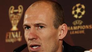 Arjen Robben bo pomemben adut Bayerna. (Foto: Reuters)