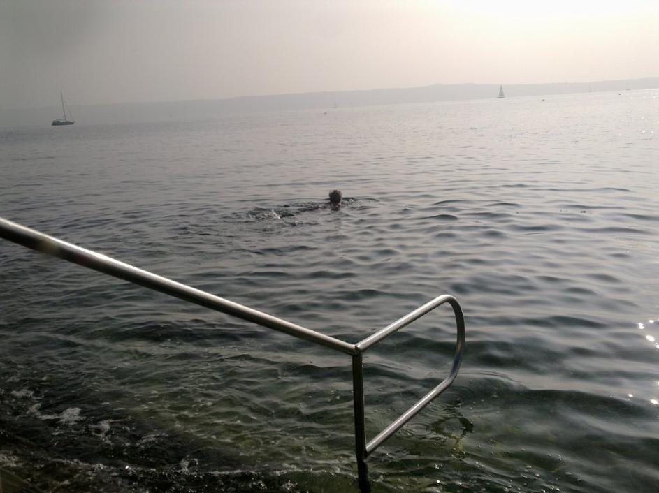 Poznooktobrsko kopanje v Piranu