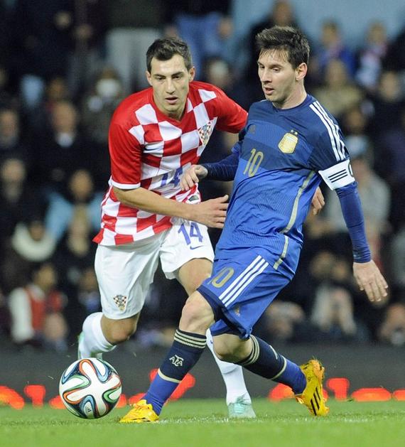 Jajalo Messi Argentina Hrvaška Upton Park