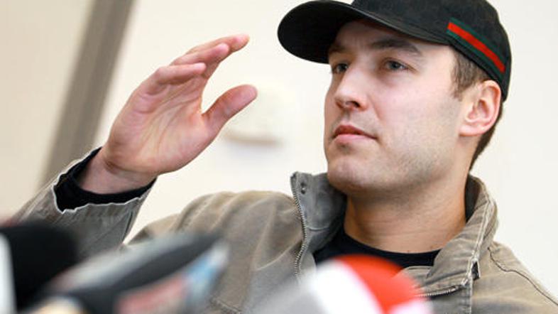 Milič novinarska konferenca odhod Union Olimpija