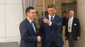 Predsedniške volitve 2017 rokovanje šarec pahor