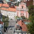 Ljubljana iz ljubljanskega gradu.
