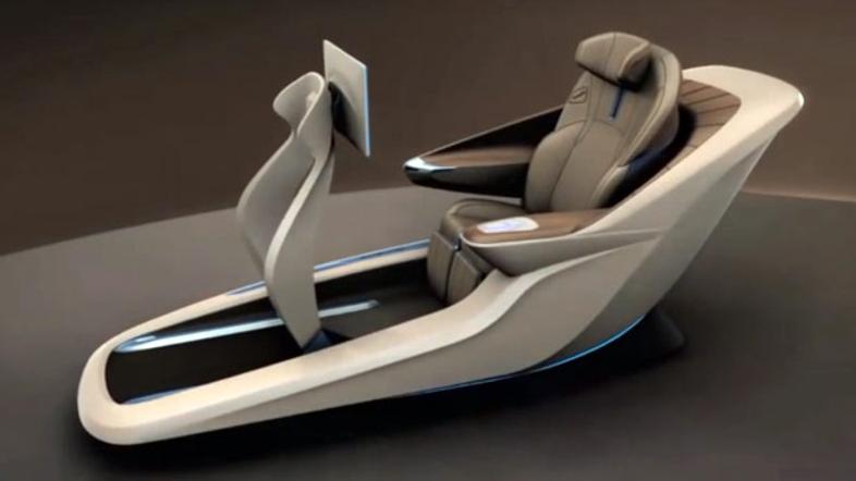 Koncept avtomobilskega sedeža