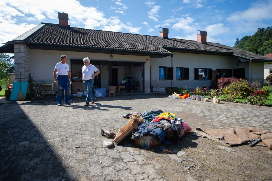 Sanacija po poplavah v Trzinu in Mengšu. | Avtor: Anže Petkovšek