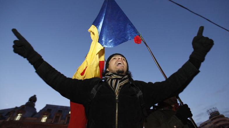 Protest v Bukarešti