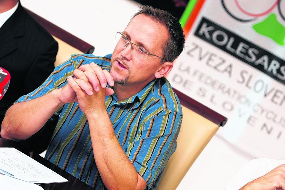 sport 21.09.07 martin hvastija, novinarska konferenca kolesarske zveze slovenije | Avtor: Saša Despot