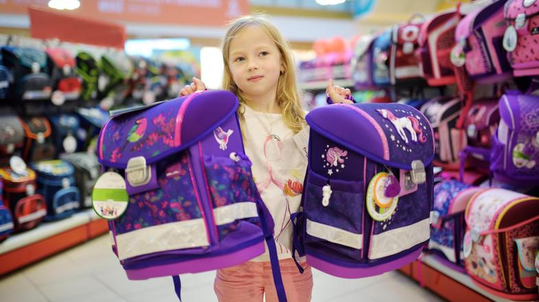 Šola, šolar, šolske potrebščine, šolska torba