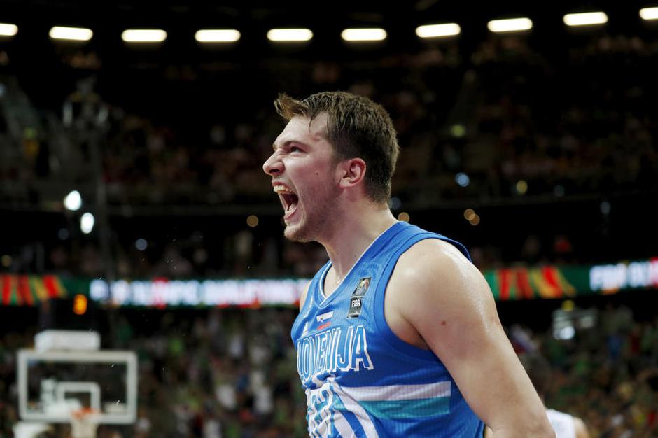 Slovenija Litva košarka reprezentanca Luka Dončič | Avtor: Epa