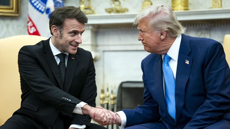 Emmanuel Macron Donald Trump