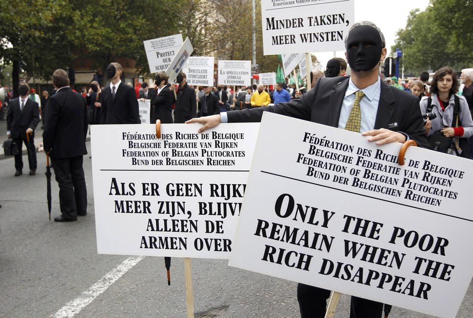 Bruselj, Evropa, demonstracije, javni sektor