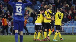 Rakitić Courtois Atletico Madrid Sevilla Liga BBVA Španija prvenstvo Gameiro