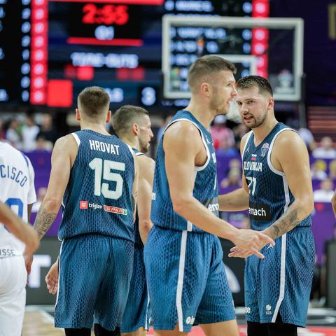 eurobasket 2025 francija slovenija, edo murić, luka dončić