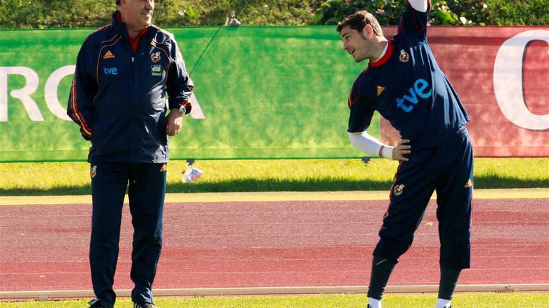 Vicente del Bosque Iker Casillas