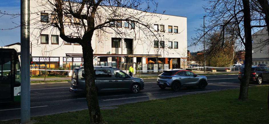 nesreča na Tržaški cesti v Ljubljani