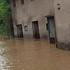 vodna ujma poplave cesta Spodnja Idrija-Cerkno pri potoku Grda grapa