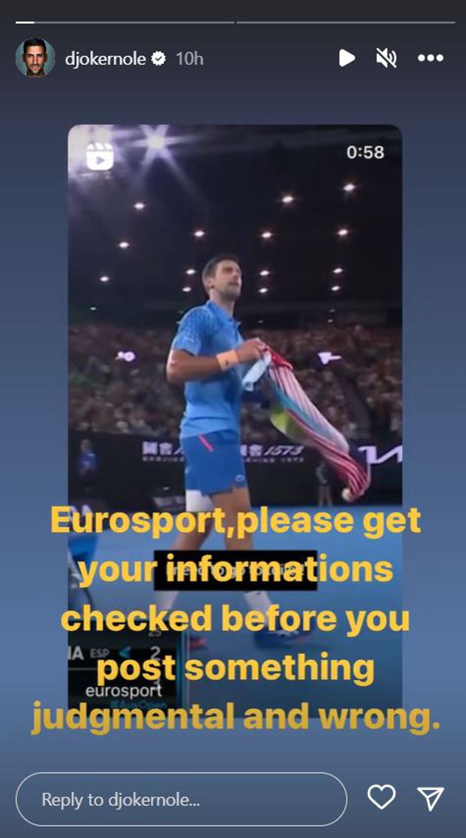 Novak Đoković | Avtor: Instagram/Novak Đoković