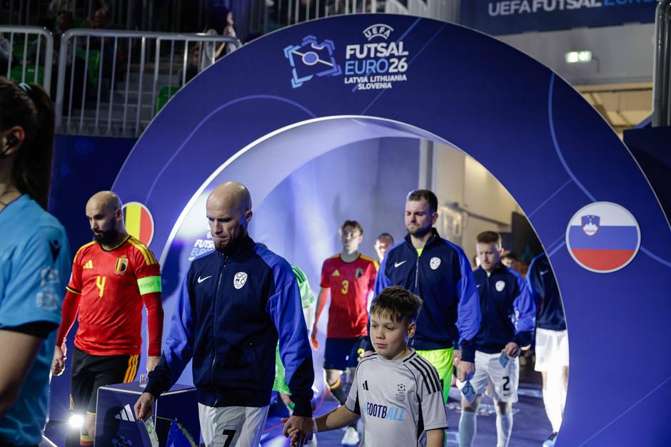 UEFA FUTSAL EURO26 Belgija Slovenija | Avtor: Saša Despot