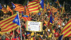 Shod v podporo neodvisnosti Katalonije