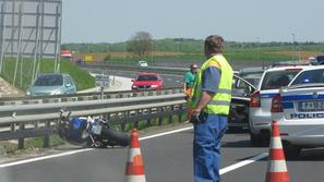 motorist, Dolenjska,  nesreča