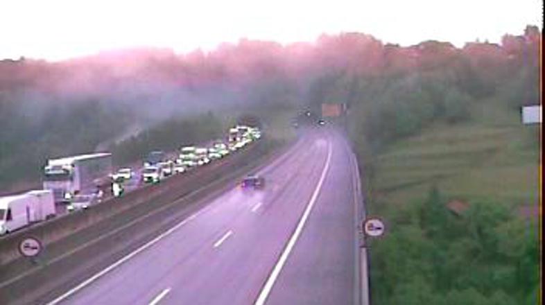 zastoj ljubljanska obvoznica dolenjska avtocesta