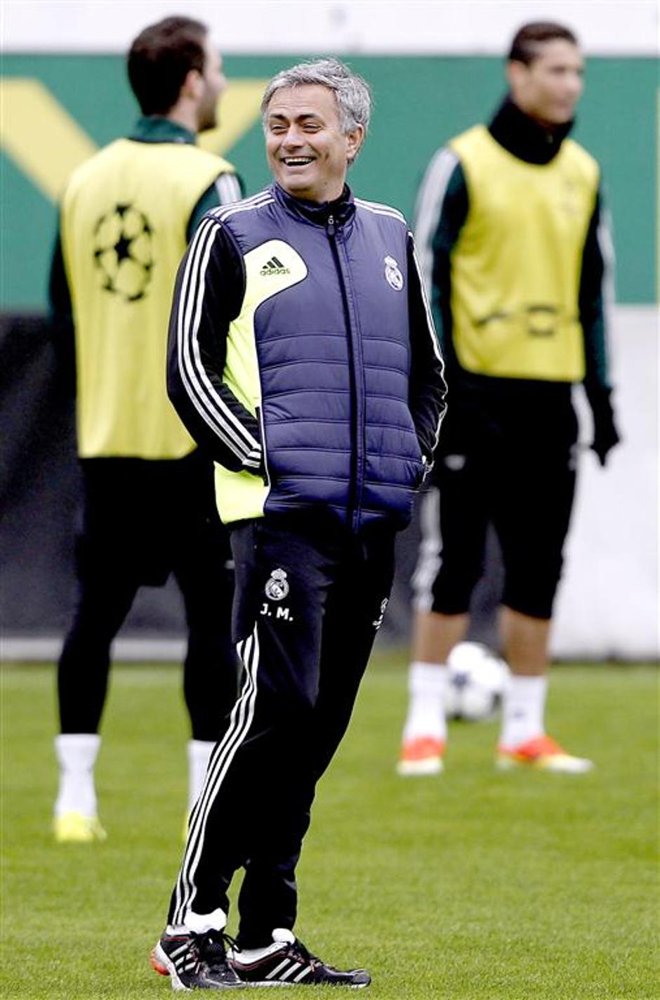 Mourinho Galatasaray Real Madrid Liga prvakov četrtfinale trening | Avtor: EPA