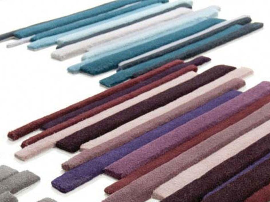 Preproga Parquet Rug. Oblikovanje: Ora Ïto za Stepevi.