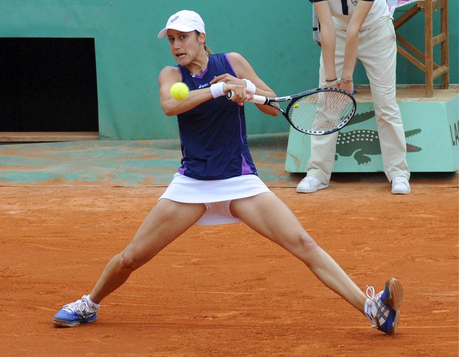 Srebotnikova tokrat ni imela pravih možnosti za drugi letošnji naslov v Parizu. 