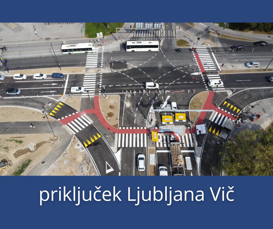 Ljubljana Vič priključek | Avtor: Dars
