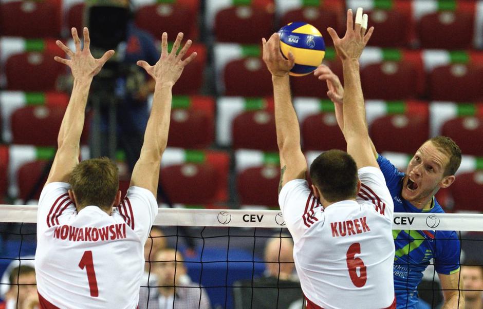 (Slovenija - Poljska) odbojka ep reprezentanca | Avtor: EPA