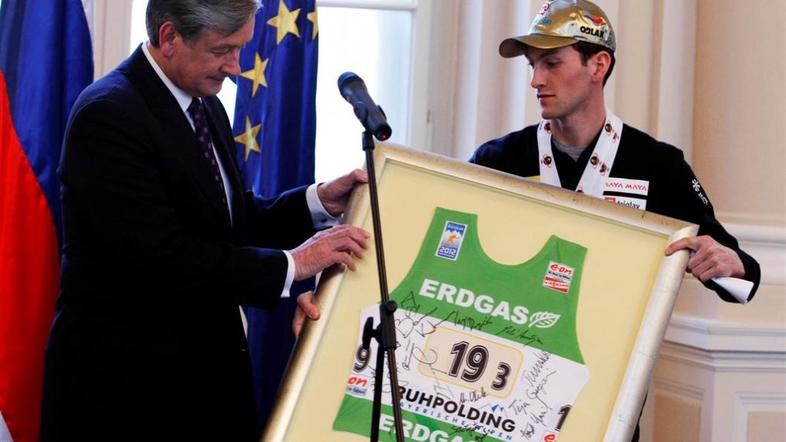 Türk Fak sprejem SP biatlon Ruhpolding