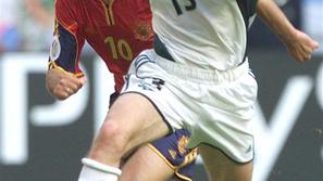 Rudonja Raul Slovenija Španija evropsko prvenstvo reprezentanca Euro 2000 Amster