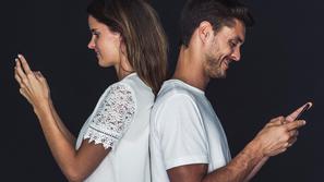 mobitel, par, ljubezen