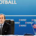 Platini Uefa predsednik mikrofon Evropska nogometna zveza