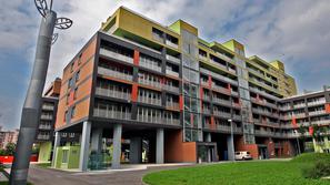 ljubljana 20.08.2010 Celovski dvori, bloki, Ljubljana, foto: Bostjan Tacol