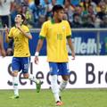 Oscar Neymar Brazilija Francija prijateljska tekma Belo Horizonte Gremio Arena