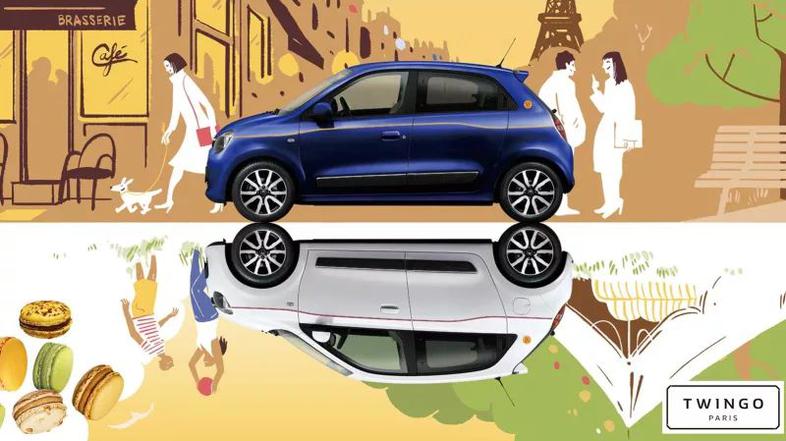 Renault twingo macarons