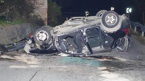 Prometna nesreča v Sevnici